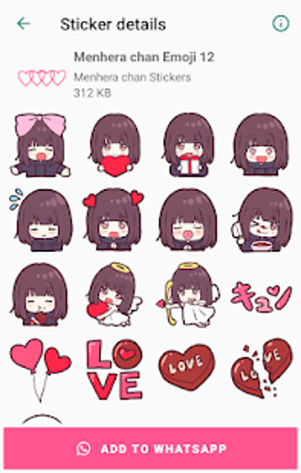 Image 2 for Menhera chan Stickers for…