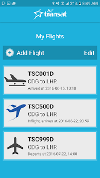 Image 2 for Air Transat CinePlus B