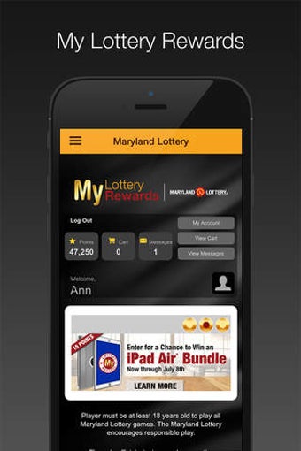 Image 0 for MD Lottery - My Lottery R…