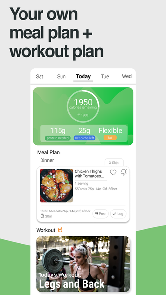 Image 0 for SF Meal & Workout Planner