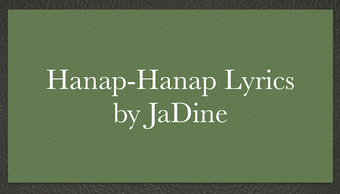 Image 1 for Hanap-Hanap Lyrics