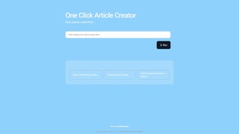 Imagen 0 para OneClickArticleCreator