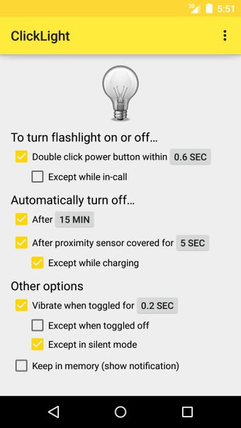 Imagen 0 para ClickLight Flashlight