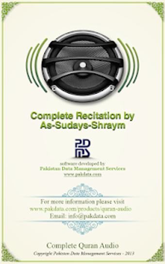 Image 2 for Quran Audio - Sudays & Sh…