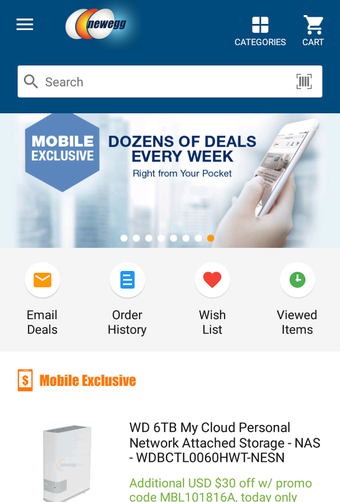 Imagen 1 para Newegg Mobile