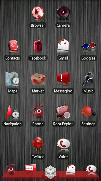 Image 1 for Red ADW Theme