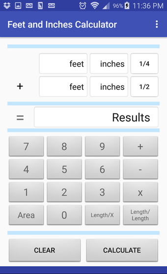 Image 0 for Feet and Inches Calculato…