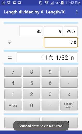 Image 1 for Feet and Inches Calculato…