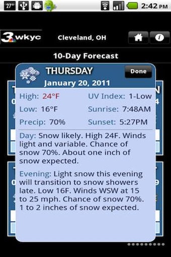 Image 1 for WKYC Radar