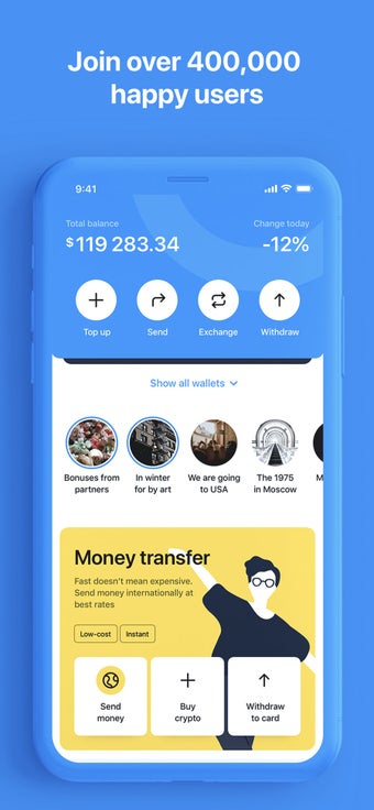 Imagen 1 para Crypterium | Bitcoin Wall…