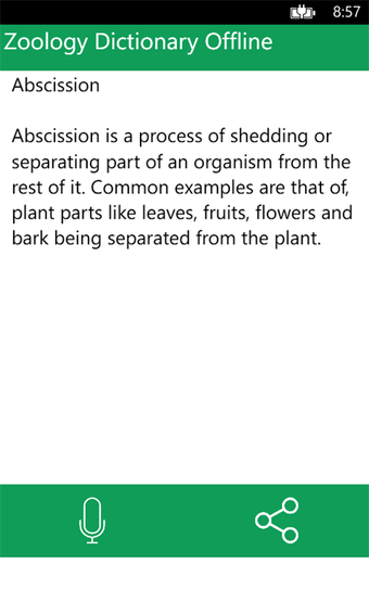 Imagen 1 para Zoology Dictionary Offlin…