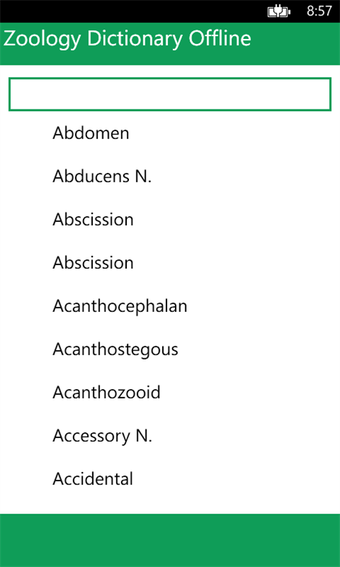 Imagen 2 para Zoology Dictionary Offlin…