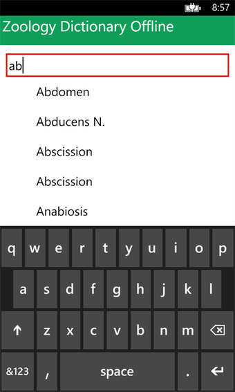 Imagen 0 para Zoology Dictionary Offlin…