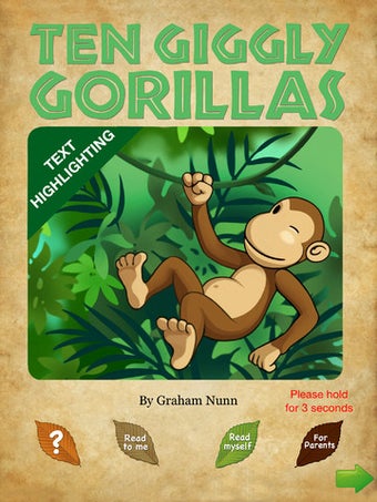 Image 1 for Ten Giggly Gorillas story…