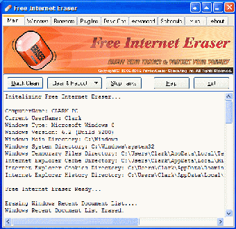 Image 0 for Free Internet Eraser