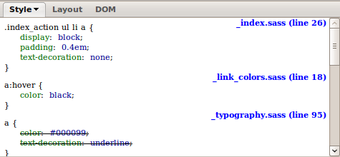 Image 0 for FireSass for Firebug for …