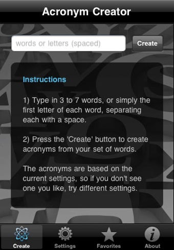 Image 0 for Acronym Creator