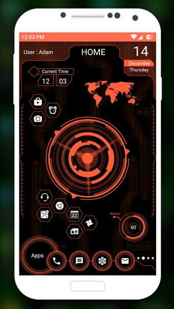 Imagen 3 para Futuristic UI Launcher 20…