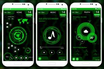 Imagen 2 para Futuristic UI Launcher 20…