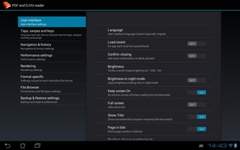Image 1 for PDF and DJVU Reader