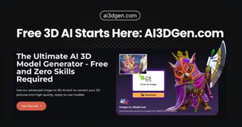 Image 0 for AI 3D Model Generator