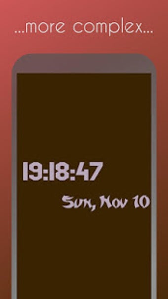 Imagen 1 para Fullscreen Clock
