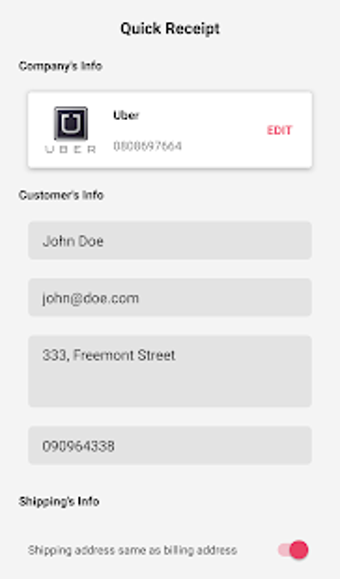 Image 2 for Quick Receipt