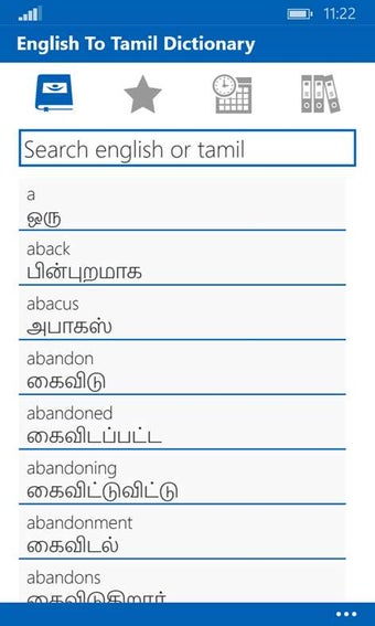 Imagen 0 para English To Tamil Dictiona…