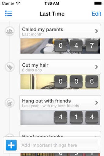 Image 0 for Last Time - track your im…