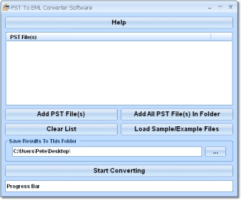 Image 0 for PST To EML Converter Soft…