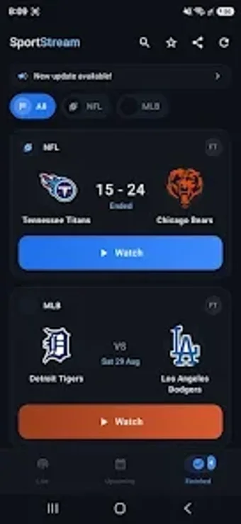 Image 0 for Dofu Stream - NFL NCAA NH…