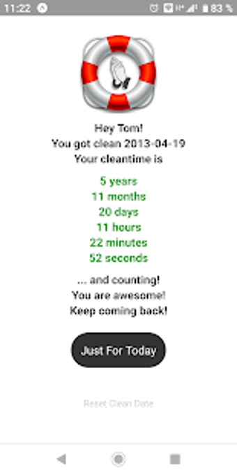 Image 1 for Clean Time Counter