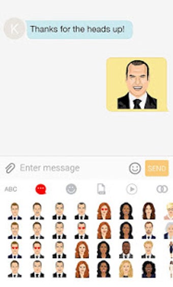 Image 1 for Suits Emoji Keyboard