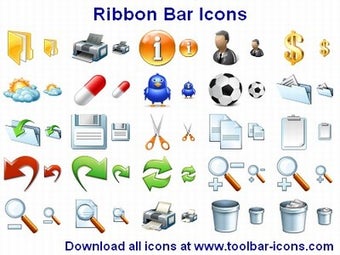 Imagen 0 para Ribbon Bar Icons
