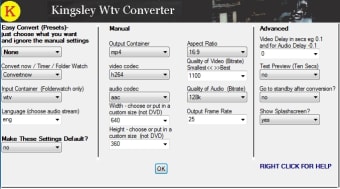 Image 0 for Kingsley WTV Converter