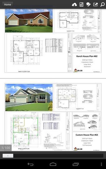Image 3 for 100 House Plans in PDF an…
