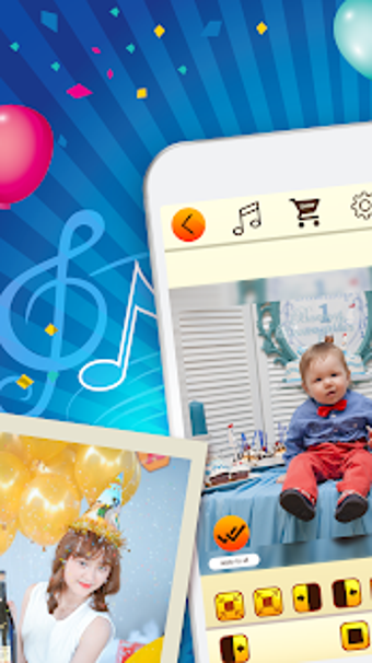 Imagen 1 para Birthday Video Maker With…