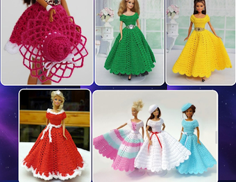 Image 1 for crochet barbie princess g…