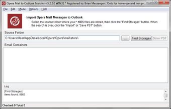 Image 0 for Opera Mail to Outlook Tra…