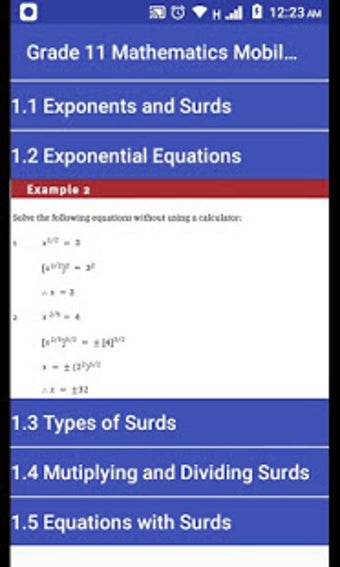 Imagen 2 para Grade 11 Mathematics Mobi…