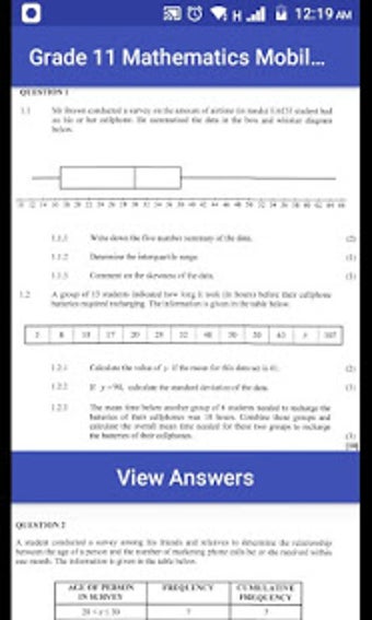 Imagen 2 para Grade 11 Mathematics Mobi…