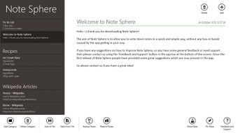 Imagen 1 para Note Sphere for Windows 8