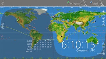 Image 1 for World Astro Clock Light f…