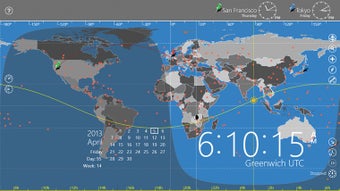 Image 0 for World Astro Clock Light f…