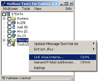 Image 0 for Mailbox Tools for Eudora