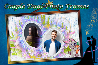 Image 1 for Couple Dual Photo Frame