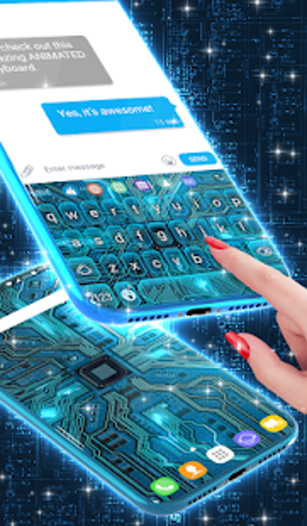 Image 2 for Cyber Circuit Live Wallpa…