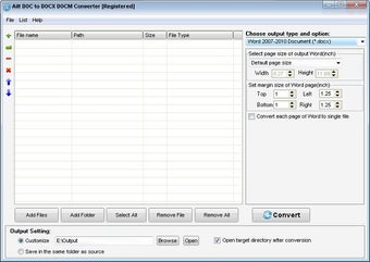 Image 0 for Ailt DOC to DOCX DOCM Con…