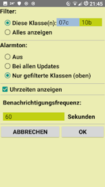 Image 0 for Vertretungsplan Oppenheim…