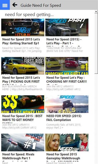 Image 0 for Guide Need For Speed : Mo…